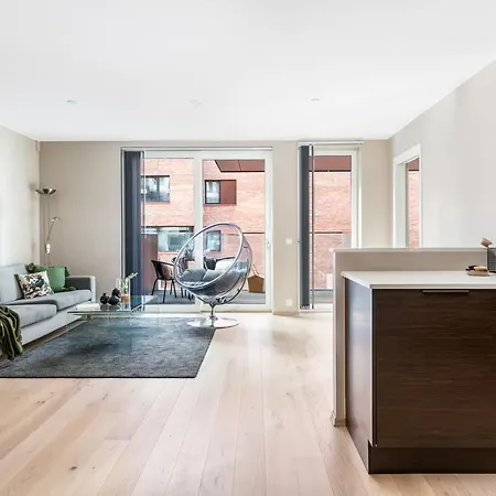 公寓式酒店 Bjorvika Apartments, Opera Area, Center 4*