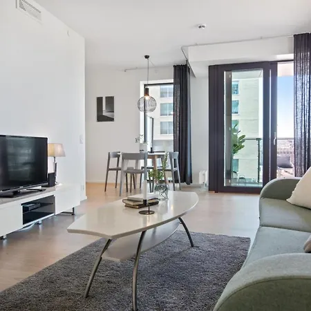 公寓式酒店 Bjorvika Apartments, Opera Area, Center 4*
