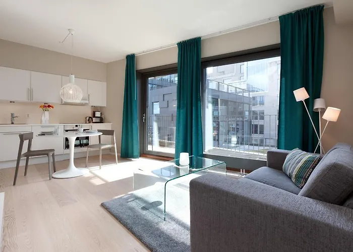 公寓式酒店 Bjorvika Apartments, Opera Area, Center 4*