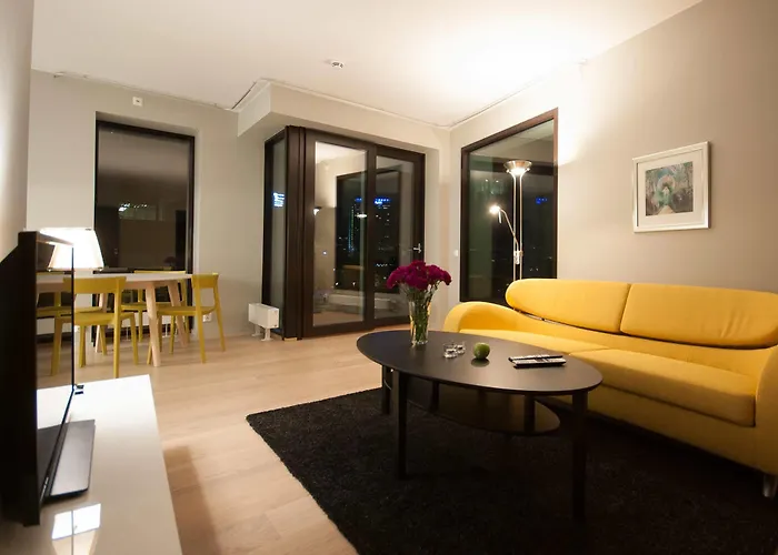 公寓式酒店 Bjorvika Apartments, Opera Area, Center 4*