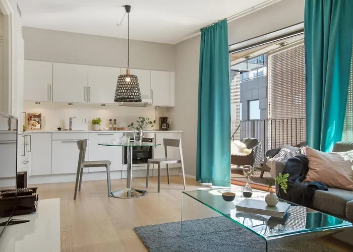 公寓式酒店 Bjorvika Apartments, Opera Area, Center 奥斯陆