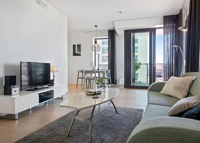 公寓式酒店 Bjorvika Apartments, Opera Area, Center 4*
